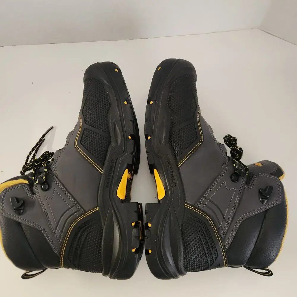 KEEN Utility mens Logandale Mid Steel Toe Waterproof Work Shoe, Black, 10 US